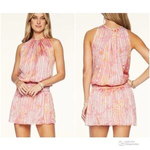 Ramy Brook Zebra Pint Paris Sleeveless Dress